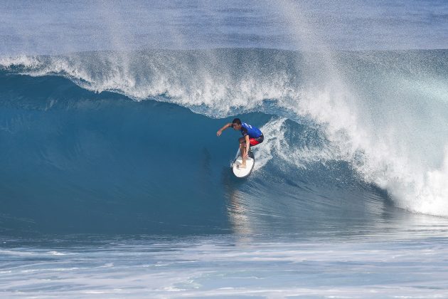 Makai McNamara, Pipe Invitational 2017, Pipeline, North Shore de Oahu, Havaí. Foto: © WSL / Cestari.