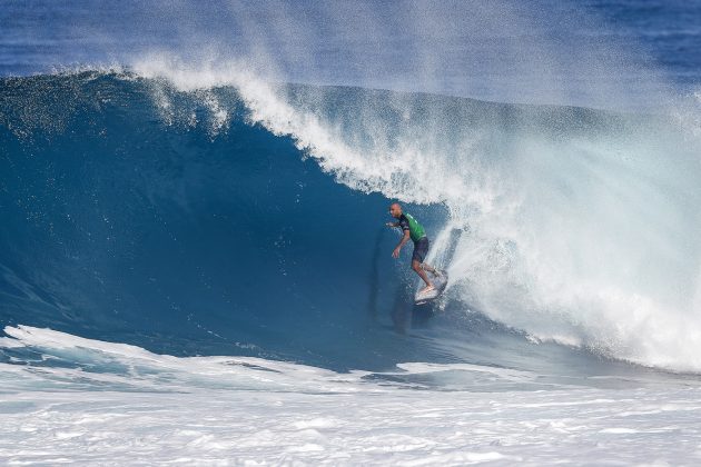 Shane Dorian, Pipe Invitational 2017, Pipeline, North Shore de Oahu, Havaí. Foto: © WSL / Cestari.