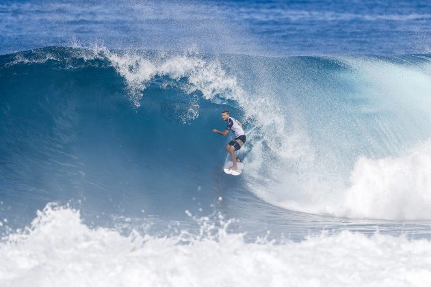 Dusty Payne, Pipe Invitational 2017, Pipeline, North Shore de Oahu, Havaí. Foto: © WSL / Heff.