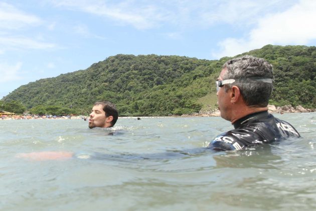 Curso de apneia e sobrevivência, Guarujá (SP). Foto: Silvia Winik.