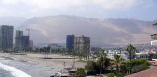 Janela fechada em Iquique