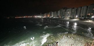 Galera se diverte no Guarujá